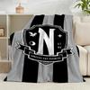 1PC Colorful Web Adams Design Flannel Blanket Gift, Suitable for Both Men And Women, Soft Ideal for Beds And Sofa, Birthday Or Christmas Gift