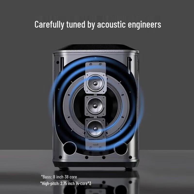 Malata M+9570 Star Series Portable Outdoor KTV Speaker with Amplifier CN plug (adapter included) (CN version)
