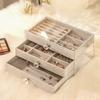 Large Capacity Acrylic Jewelry Organizer Stackable Drawer Jewelry Box Jewelry Display Box  Desktop