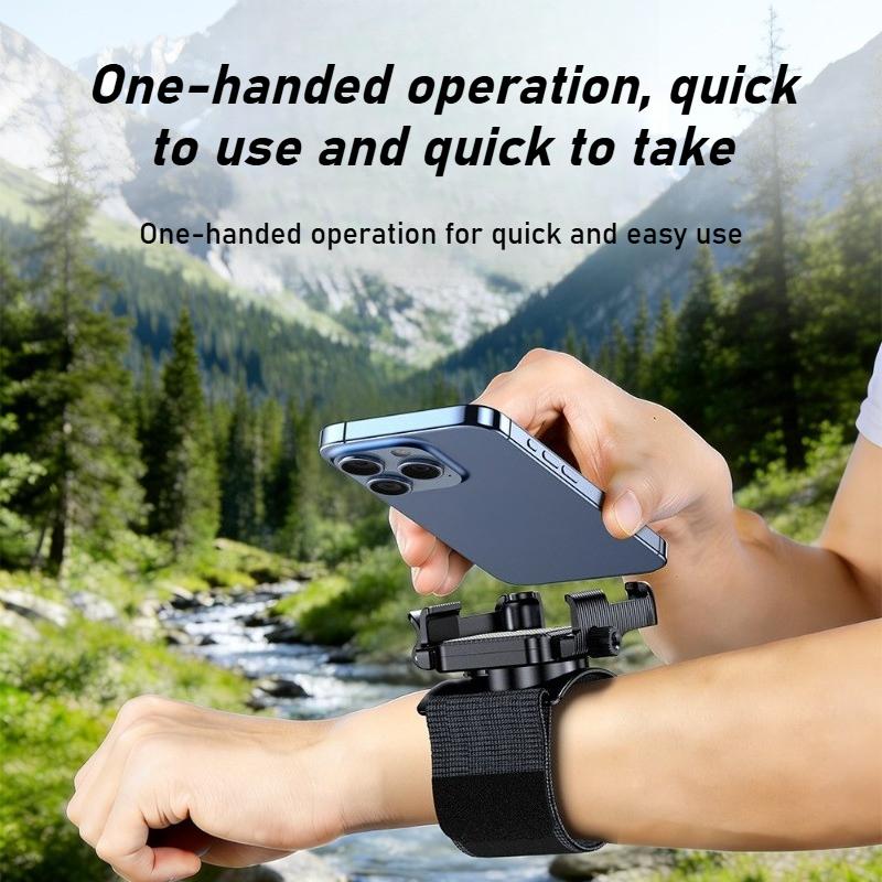 360°Rotatable Wristband Phone Holder for Smartphone Running Armband for Hiking Biking Walking Universal Sports Wristband