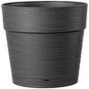 DEROMA Pot De Fleurs Vaso Save R - 48 X H43,1 Cm - 58L - Gris Foncé