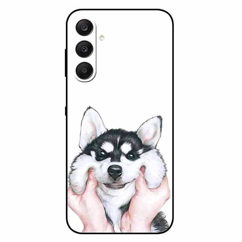 For SAMSUNG A17 5G Case TPU Soft Silicone Cover Space Wolf Shockproof Cover For Samsung GalaxyA17 5G Coque Cartoon Bumper A17 5G