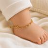 Stylish Titanium Steel Heart Anklet for Women – Durable, Versatile Beach Foot Chain
