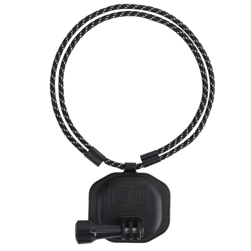 Magnetic Neck Strap Hold Mount Bracket Adapter With Lanyard Flexible Angle Adjustment for 360 Camera Accessories