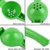 Small metal lemon juicer