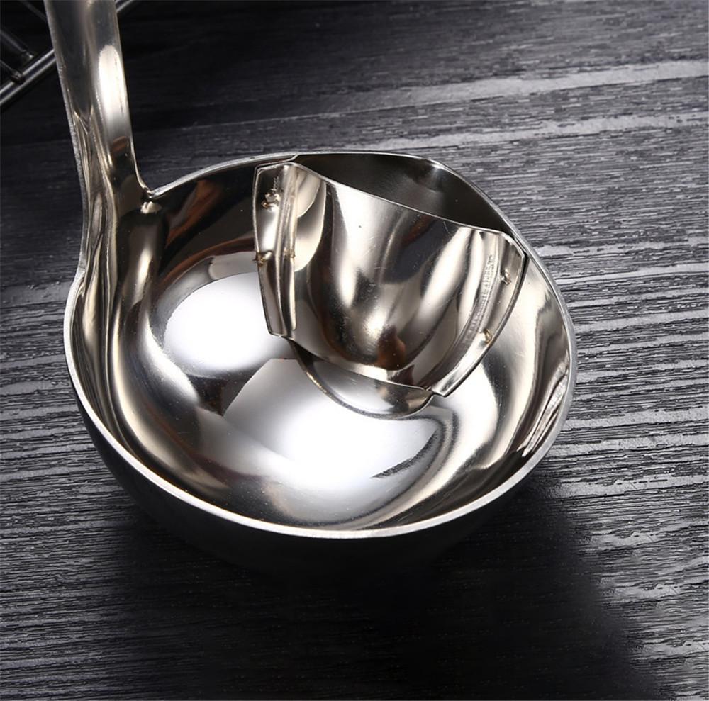 Edelstahl Suppe Fett Öl Separator Filter Öl Löffel Schöpfkellen Skimmer Löffel Suppe Sieb Für Küche Zubehör Gadget