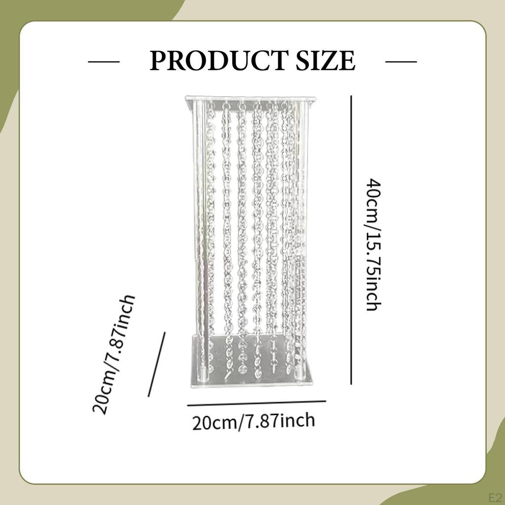 Acrylic Wedding Flower Stand Lighting Accessories Gift Decorative Display Holder Vase for