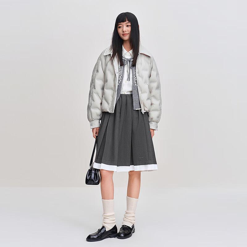 LEDING Women's Winter Down Shirt Jacket