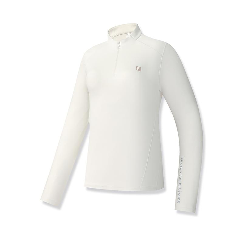 New FILA Fitness Knitwear Women's Heron White WT A11W531201F-WT