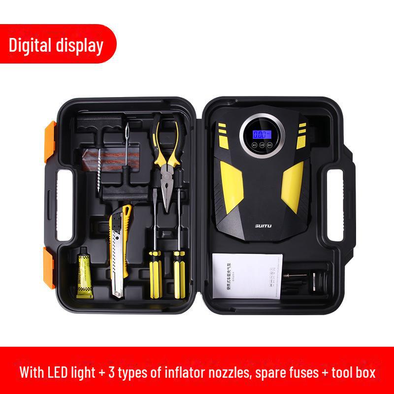 12V Portable Car Tire Air Pump with Light