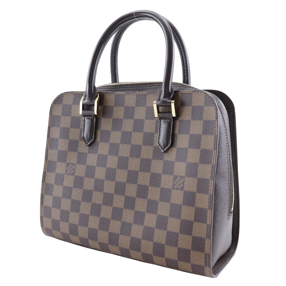 LOUIS VUITTON Triana Handbag N51155 Brown Damier canvas Women Used