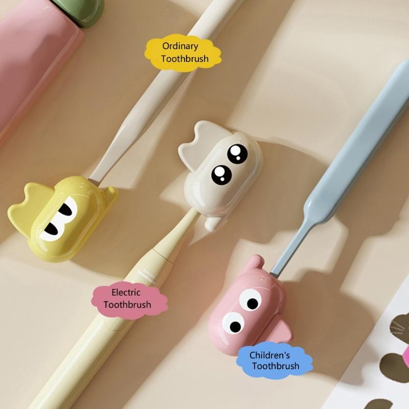 Clip On Toothbrush Protectors Travel Essential Ventilated AntiMicrobials Case For Home Outdoor Use