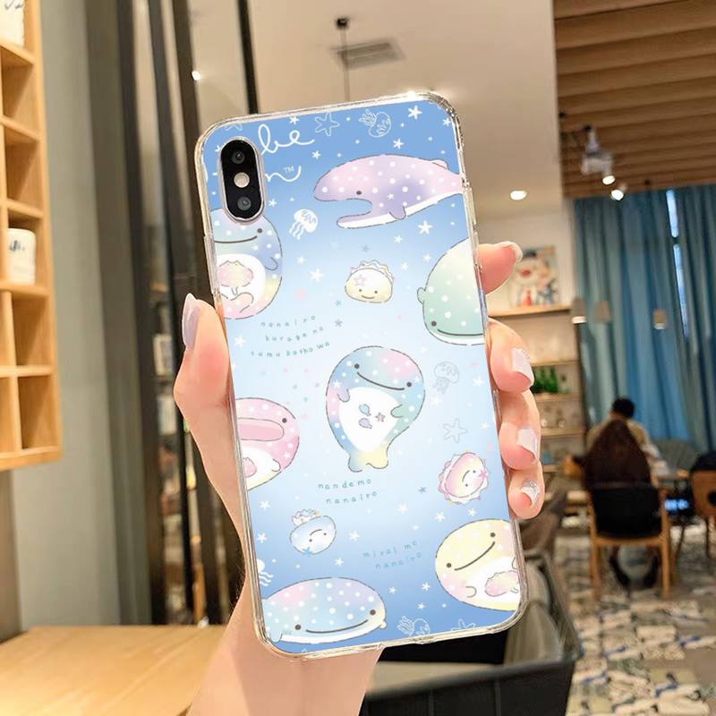Husă de telefon drăguță kawaii Jinbesan pentru Samsung GalaxyS20 S21 S30 FE Lite Plus A21 A51S Note20 Carcasă transparentă
