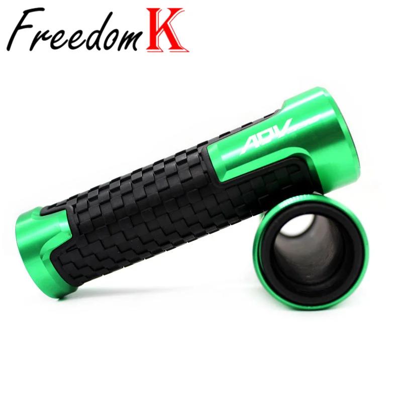 

For ADV 350 7/8 22MM CNC ADV350 Motorcycle Accessories Handlebar Grips зелёный