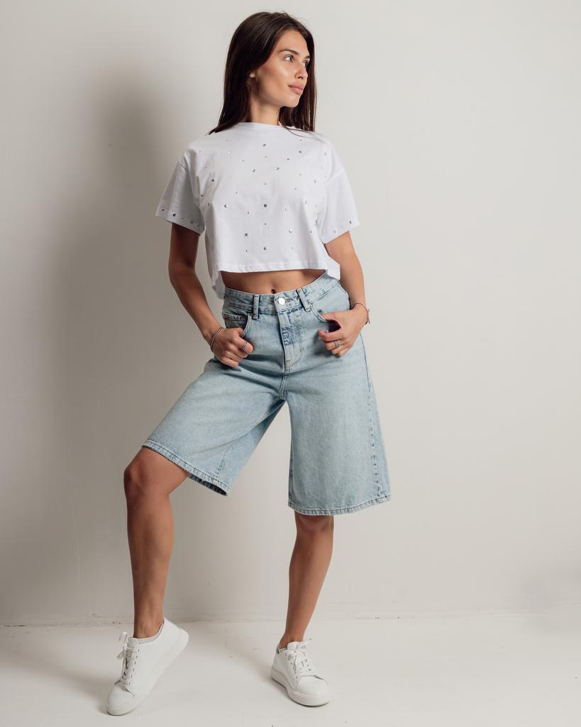 Шорты джинсовые Zeo Basic 4798 34 светло-синий