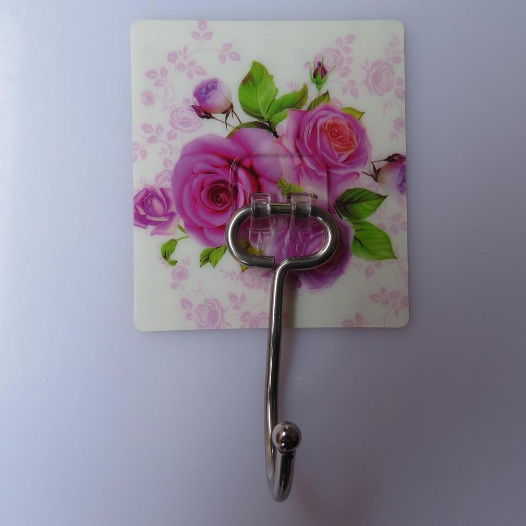 Seamless High-Quality Stainless Steel Adhesive Hook for Bathroom and Door - No Drilling Required