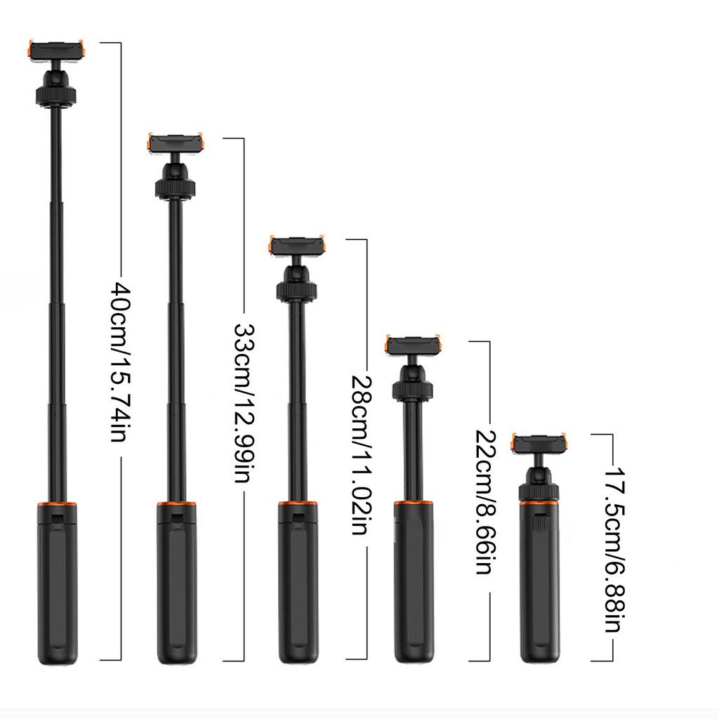 Selfie Stick Tripod with 360 Rotating Ball Head Magnetic Quicks Release Mount Extendable Foldable Fits for DJI Action 5