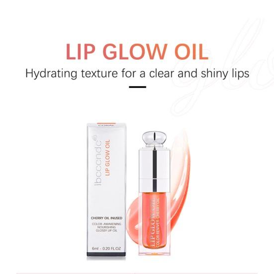 Yousheng 5ml  Lip Oil Soft Brush Moisturizing Natural Extract Lip Moisturizing Tint Wings Female Makeup Comestics for Makeup