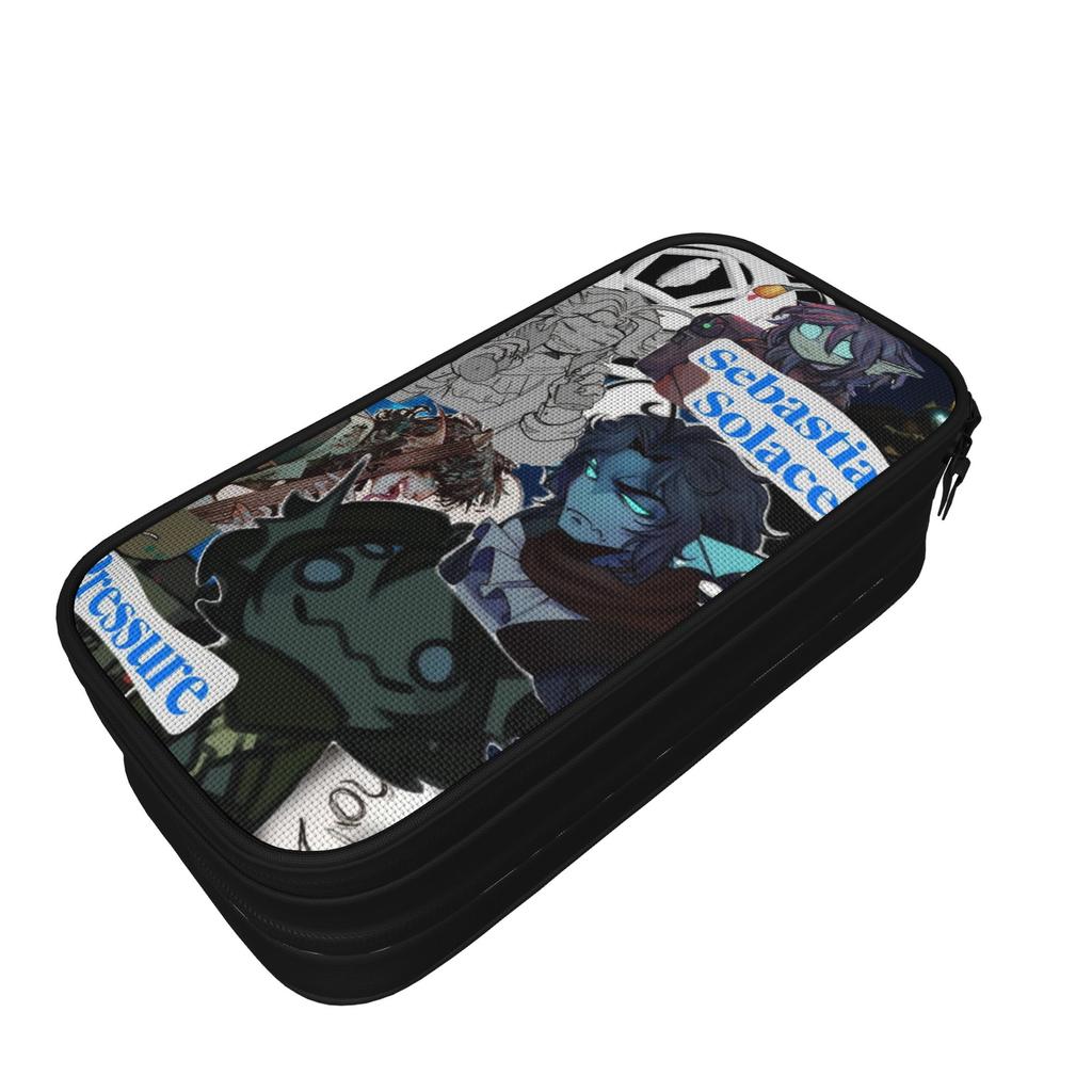 K-Knights Of Guinevere Merch Pen Box Roomy School Accessories Pencil Pouch Stationery Gift Reliable Choice for Travel Needs