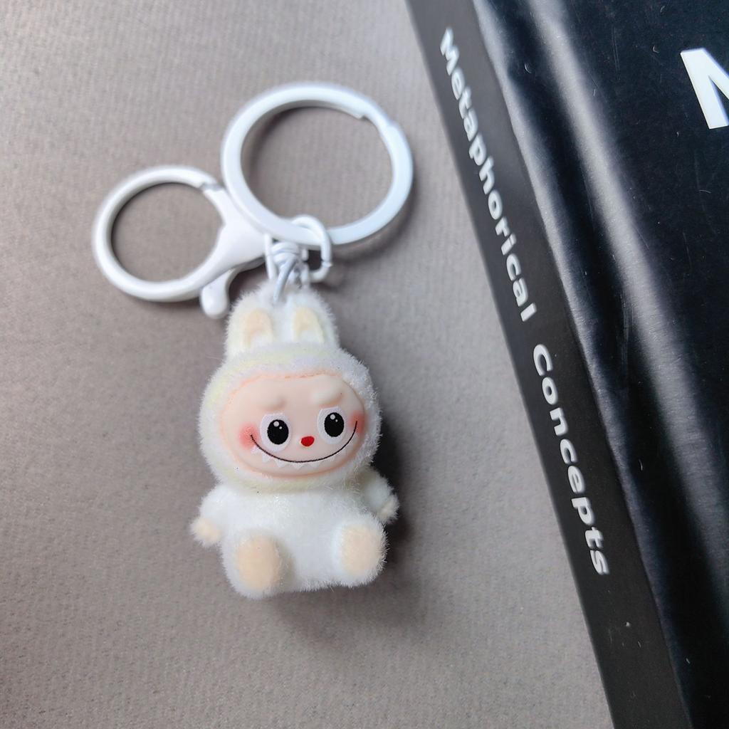 Flocking Mini Baby-free Keychain Vinyl Cute Baby Walking Bag Mobile Phone Pendant Cute Pendant