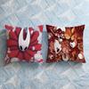 Cushion Cover Square Hollow Decorative Throw Silksong Pillow Case Knight Sofa Bed Car Living Room Birthday Anniversary Gifts