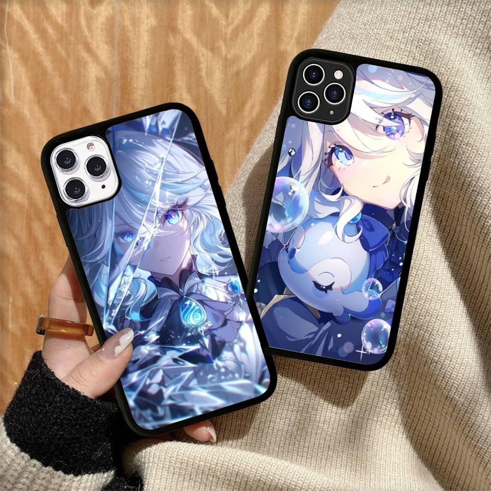 Genshin Impact Furina PC+TPU Phone Case For iPhone 17 16 15 14 PRO MAX 11 12 13 PLUS MINI Cover