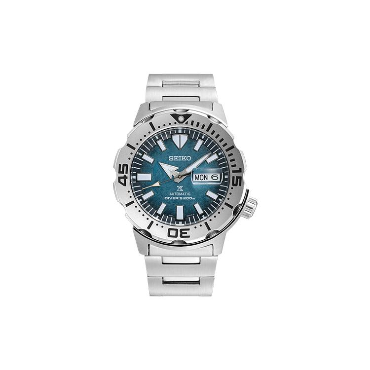 SEIKO Prospe Mechanical Movement Stainless Steel Strap Watch Men s Watches Blue Dial SRPH75K1 Blue Dial