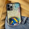 Volleyball Sport Soft Phone Case for iPhone 17 Air 16e Pro Max 15 Pro 13 14 Plus 11 12 MagSafe Magnetic Coque