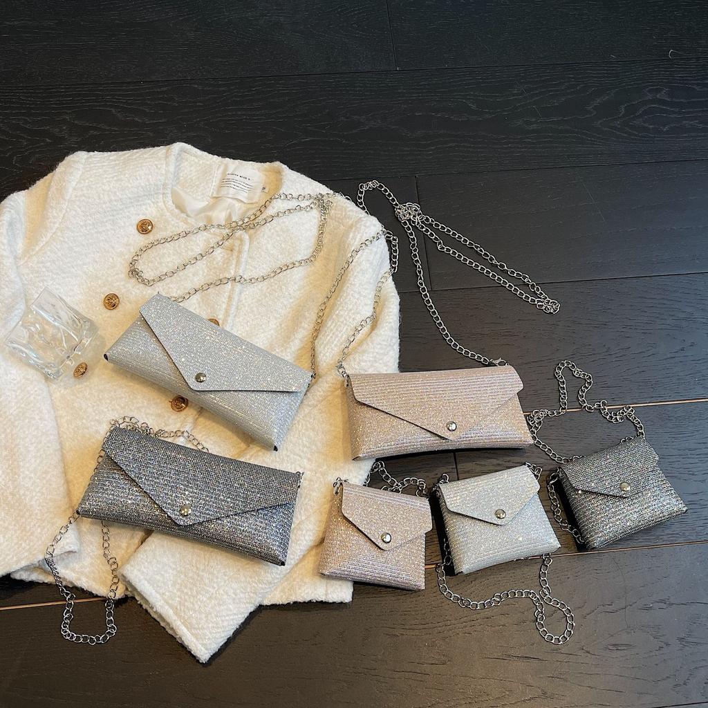 Women's Bag New Fashion Envelope Women's Bag Trend Sequin Temperament Women's Shoulder Bag