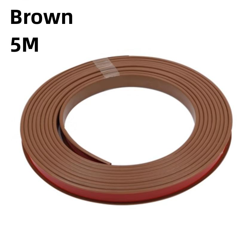 

5M New U-shaped Edge Banding Cabinet Desktop Edge Banding Decorative Strip TPE Wood Furniture Protector Cover Home Decoration 9mm коричневий
