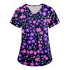 Summer Floral 3d Print Women's T-Shirt Casual Fashion V Neck Pullover Oversize Short Sleeve T-shirt Daily Tops Tees Size XXS-6XL