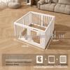 Clear Acrylic Indoor Dog Fence & House for Small Breeds