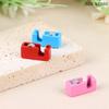 Distributeur de ruban adhésif pour maison de poupée 1/12 Mini coupe-ruban pour maison de poupée Décor de papeterie pour maison de poupée Bureau École Jouet de jeu de rôle