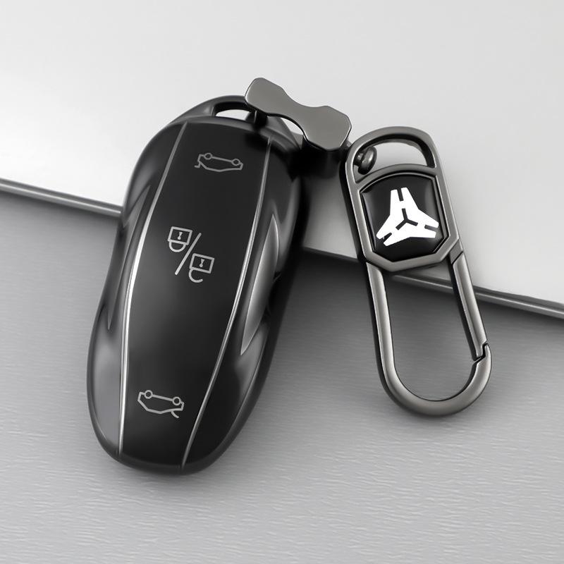 Suitable for Tesla Key Case Model 3 Huan New Version Y Edamame X/S Remote Control Protective Case Tesla Car Bag
