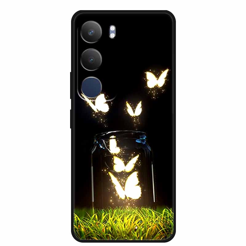 For Vivo Y19s 4G Case TPU Dustproof Coque Shell Black Soft Silicone Case for Vivo Y19s Pro Y 19s 4G Protective Phone Back Cover