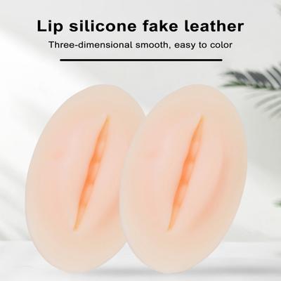 Tattoo Practice Simulation 3D Fake Lip High Microblading Practice Skin Permanent Makeup Silicone Fake Skin Beginners
