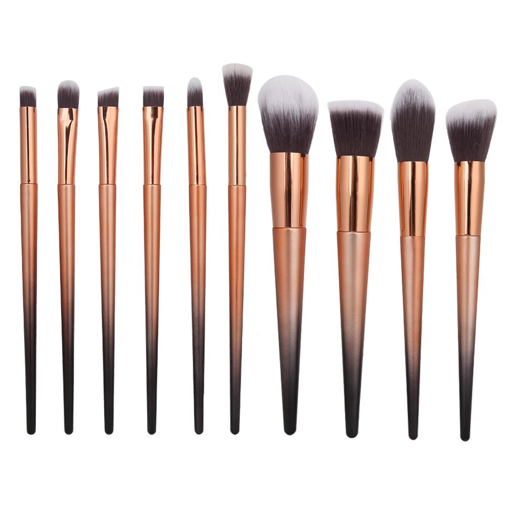 10pcs Makeup Brushes Set Face Blush Powder Eyeshadow Lip Brush Buty Tool
