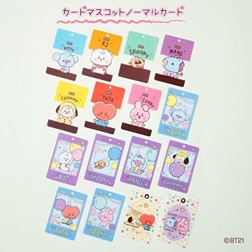 BANDAI BT21 Card Mascot Set (Pack) (BOX)