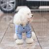 S-2XL PU Dog Raincoat Waterproof Small Medium Pets Rain Coat Reflective Dog Clothes for Small Dog Hooded Jumpsuit Pet Clothing