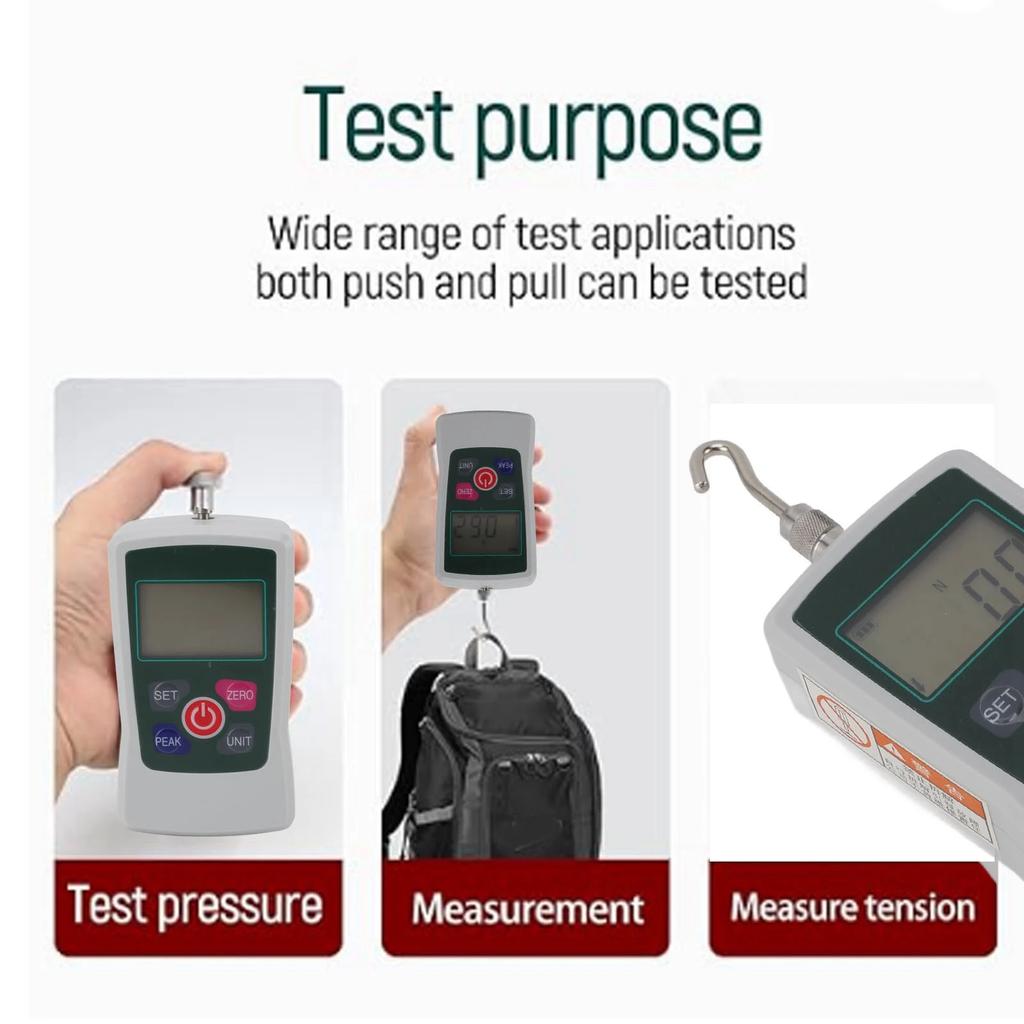 Digital Force Gauge Accurate Mini Multifunctional Push Pull Gauge for Material Mechanics Product Development Digital Force Meter