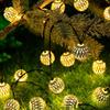30LED / 20LED Options Solar String Lights Solar Powered 8 Lighting Modes Outdoor Fairy Lights Waterproof Ball String Lights