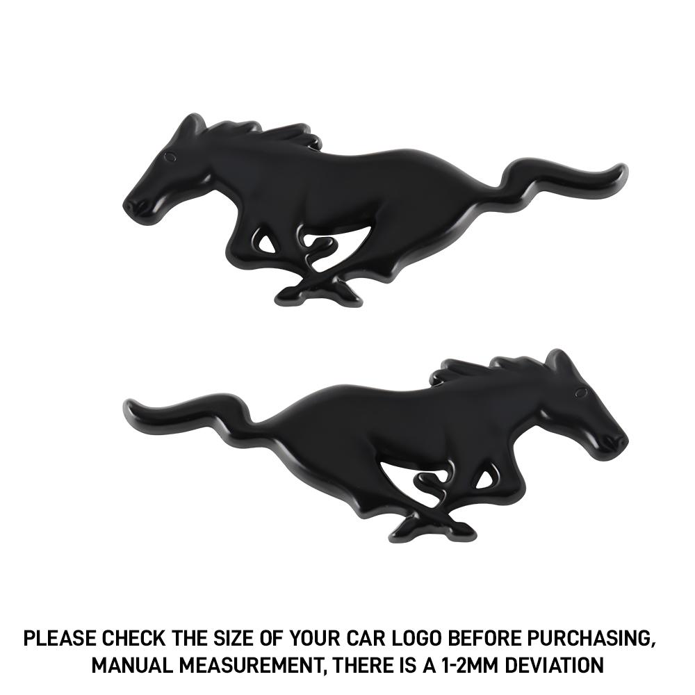 

3D Metal Car Sticker Mustang Style Body Trunk Decoration Decal For Ford Focus ST Mk2 Mk3 Mk7 Fiesta Ranger Kuga F150 Valve Cap чёрный