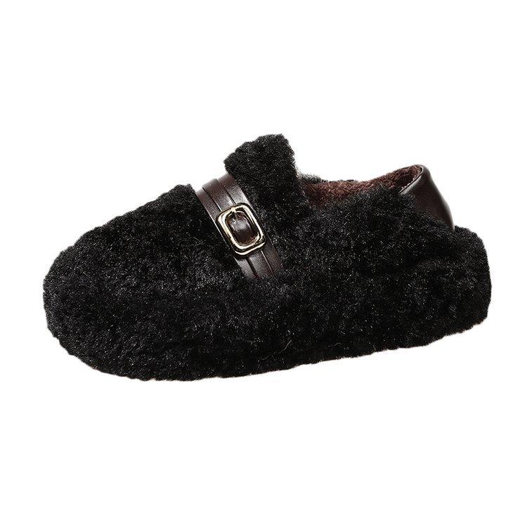 Mao Mao Shoes Women Wear Warm Doudou Shoes In Winter New Thick Soles Heightening Internet Celebrities Pregnant Women Cotton Shoes