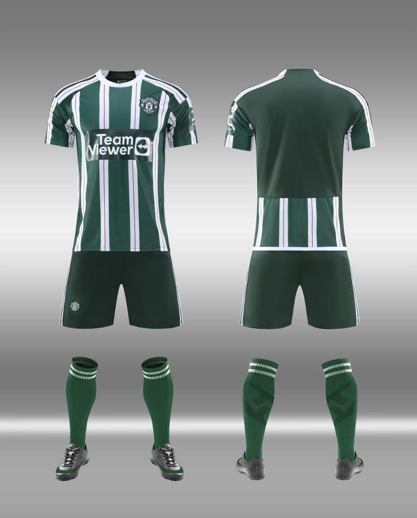 Adult football jersey set Boys Messi C Luo jersey Primary school girls class game training jersey customization