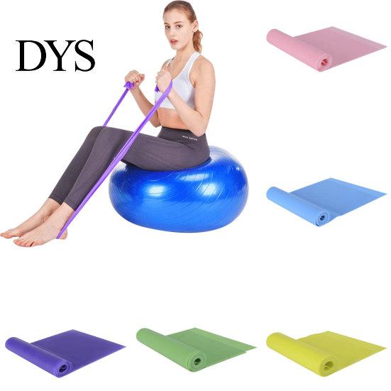Yoga Tension Fitness Equipment Band Elastic Strength Train Resistance TPE Strap