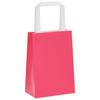 Paper Shopping Bags 250 Pcs with Handles Pink 15 X 8 X 21 Cm