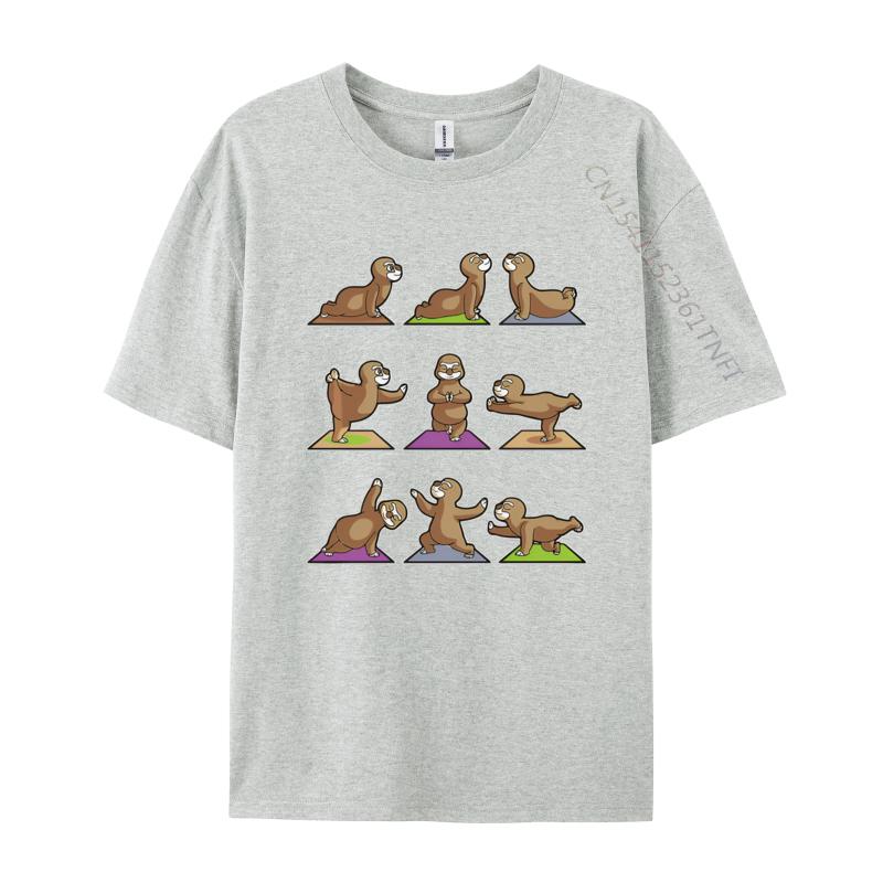 Sloth Sloth Yoga Poses Sports Gymnast Tshirt Mens Designer Clothes Cotton T Shirt Men TShirt Sports T Shirt Men