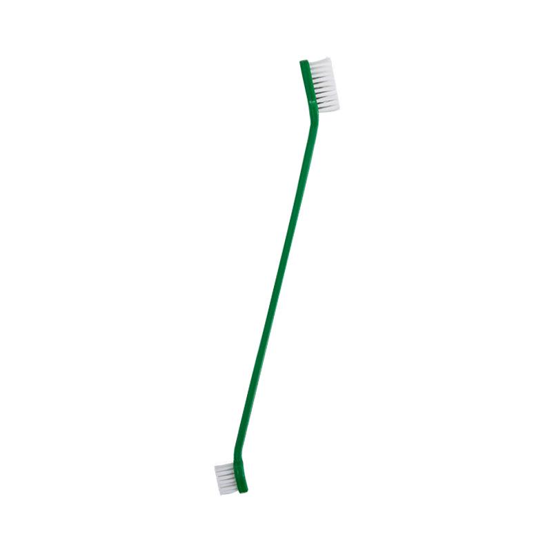 Pet Double Head Toothbrush for Dogs and Cats - Long Handle Oral Care Tool