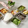 Stainless Steel Lunch Box with Lid Airtight Square Bento Box for Meal Prep Lunch Refrigerator Stackable Oven Safe Food Storage Container
