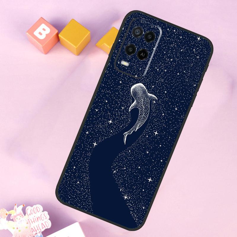 

Starry Orca Whale Shark Case For Oppo A6 A5 Pro A15 A16 A76 A96 A17 A57 A98 A58 A78 A18 A38 A54 A74 A94 A40 A60 A80 OPPO A98 5G